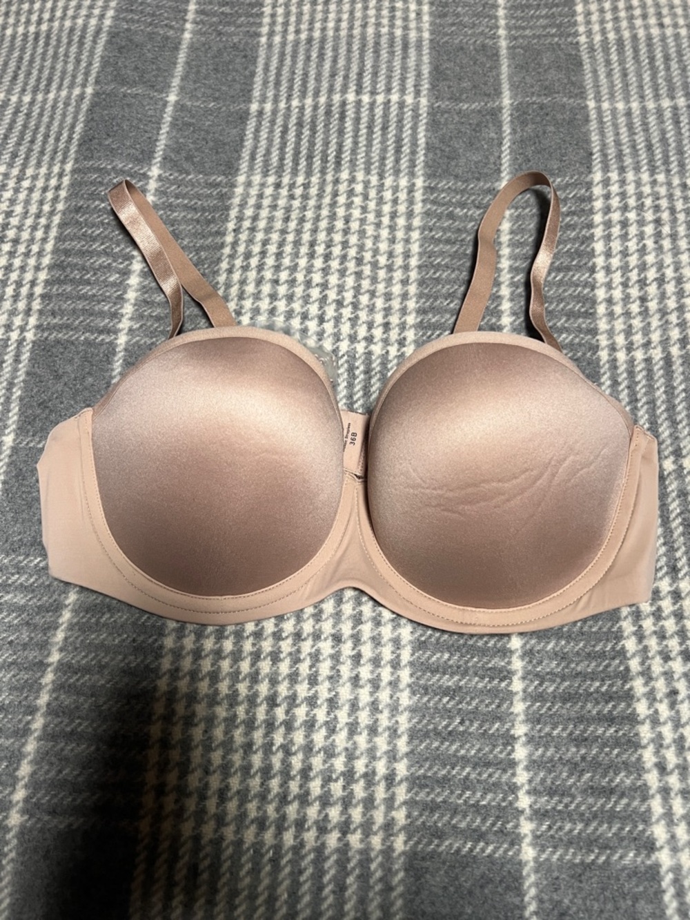 Third Love Nude 24/7 Strapless Bra with Lightly Padded Cups 36B | NWOT